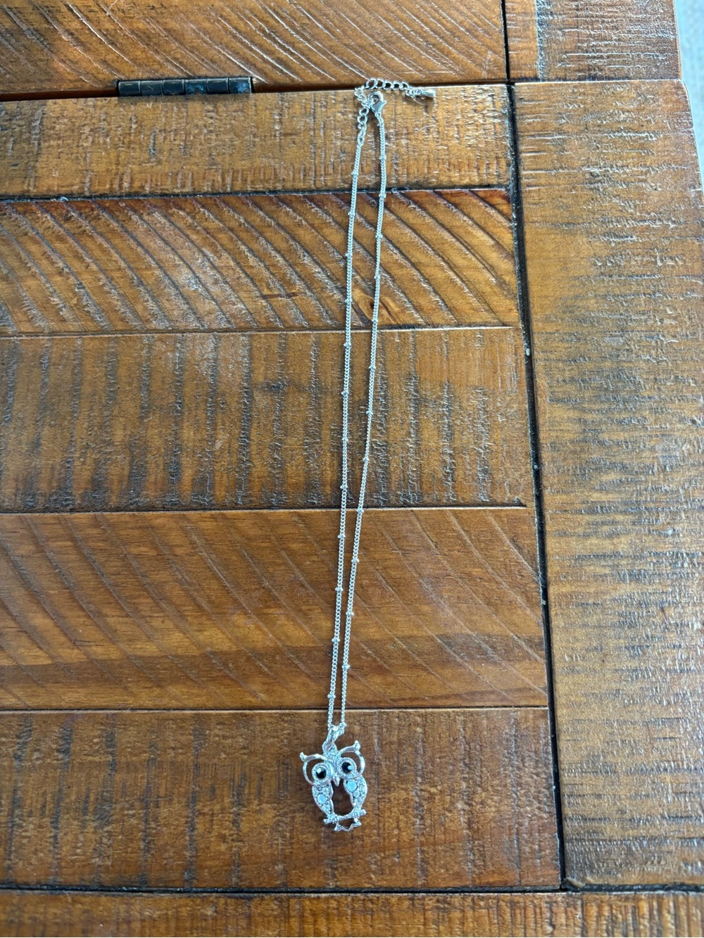 Gemstone Owl Necklace